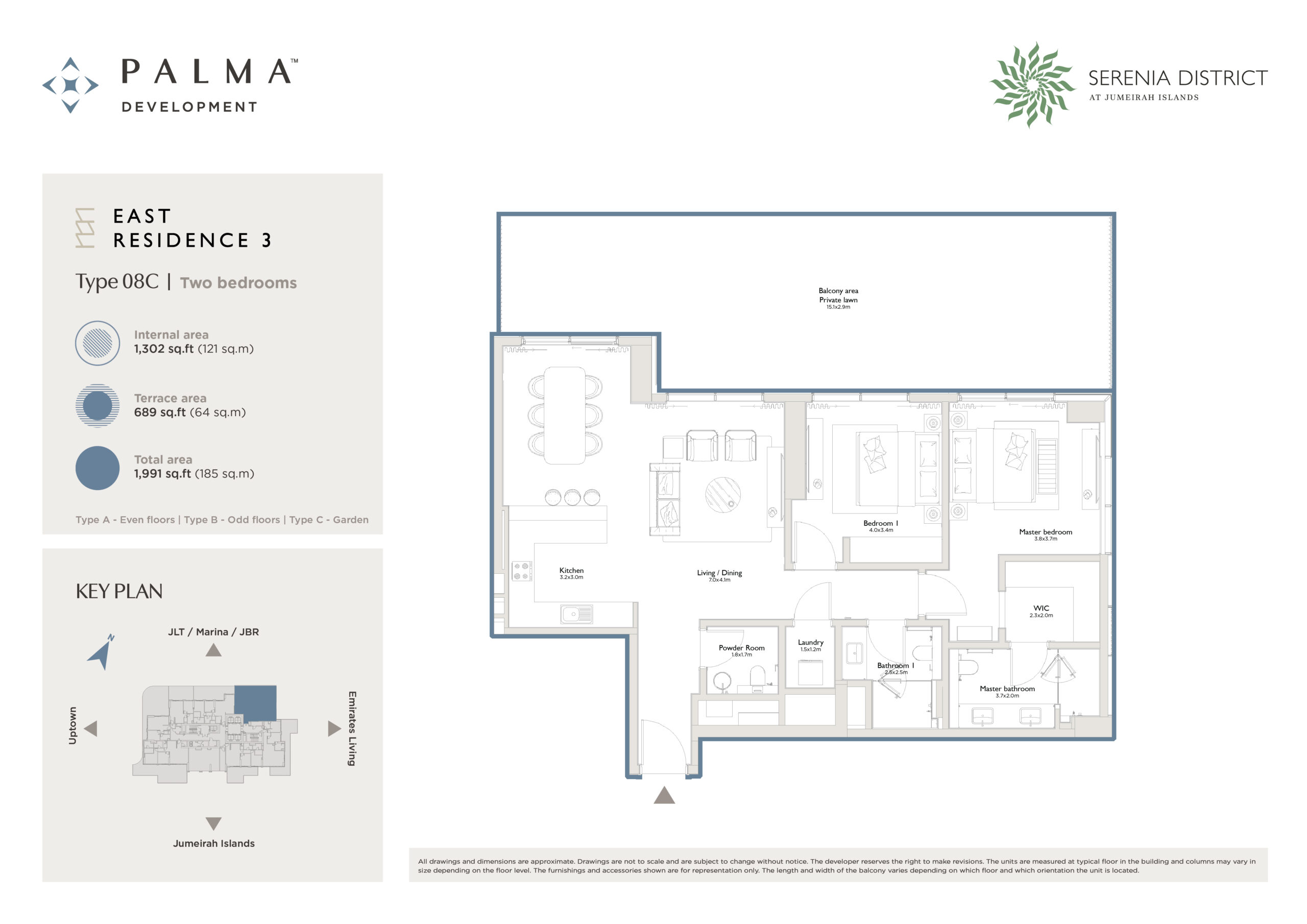 East Residence T3 - Podium Floor - Type08C